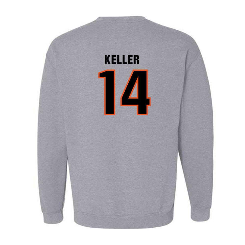 Oklahoma State - NCAA Men's Basketball : Jamyron Keller - Classic Shersey Crewneck Sweatshirt-1