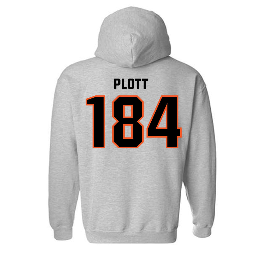 Oklahoma State - NCAA Wrestling : Dustin Plott - Classic Shersey Hooded Sweatshirt