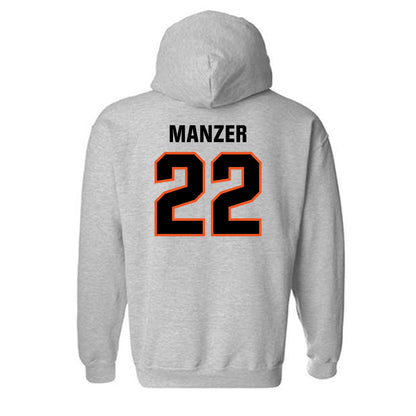 Oklahoma State - NCAA Men's Basketball : Brooks Manzer - Classic Shersey Hooded Sweatshirt