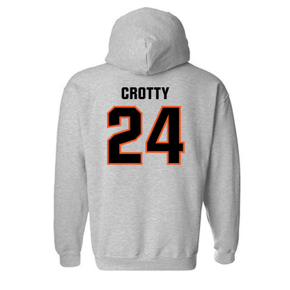 Oklahoma State - NCAA Men's Basketball : Ryan Crotty - Classic Shersey Hooded Sweatshirt-1