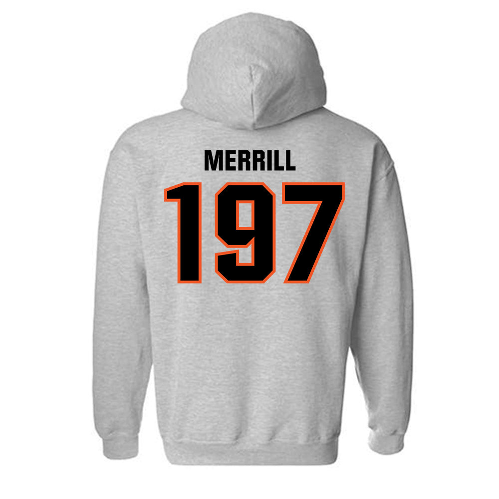 Oklahoma State - NCAA Wrestling : Cody Merrill - Classic Shersey Hooded Sweatshirt-1