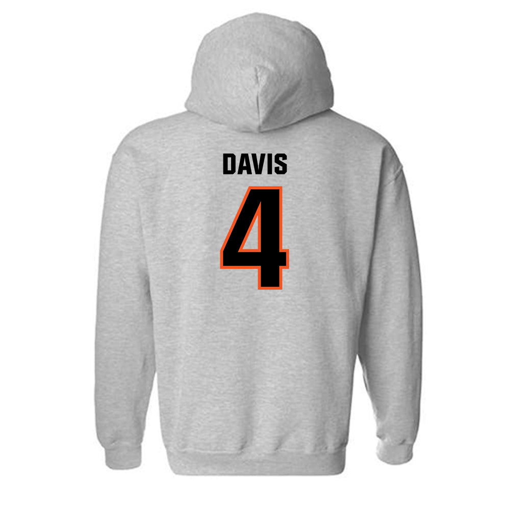 Oklahoma State - NCAA Men's Basketball : Davonte Davis - Classic Shersey Hooded Sweatshirt-1