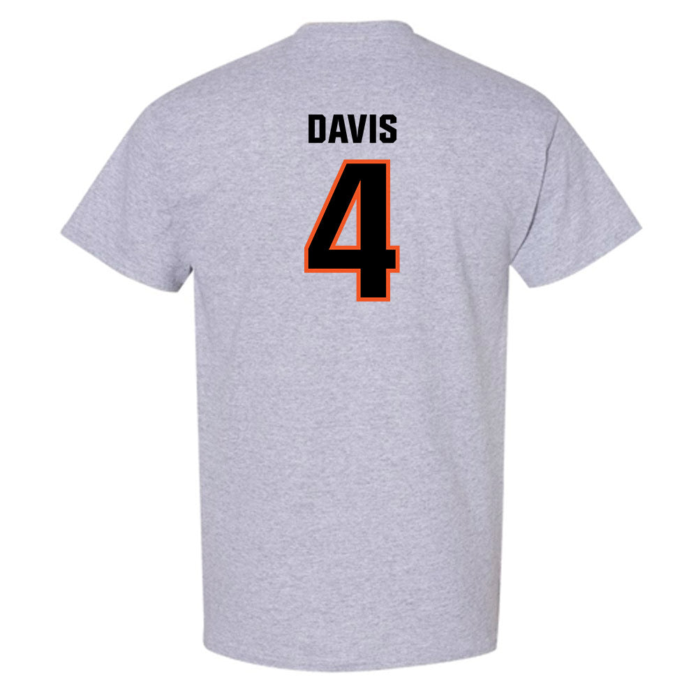 Oklahoma State - NCAA Men's Basketball : Davonte Davis - Classic Shersey T-Shirt-1