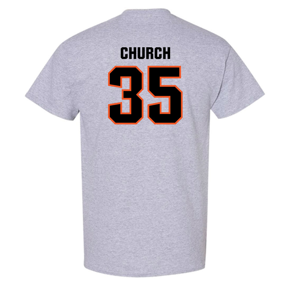 Oklahoma State - NCAA Men's Basketball : Weston Church - Classic Shersey T-Shirt