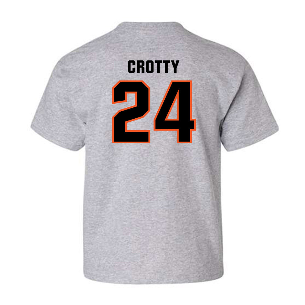 Oklahoma State - NCAA Men's Basketball : Ryan Crotty - Classic Shersey Youth T-Shirt-1