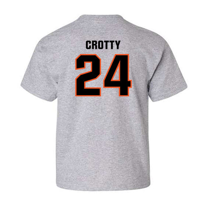 Oklahoma State - NCAA Men's Basketball : Ryan Crotty - Classic Shersey Youth T-Shirt-1