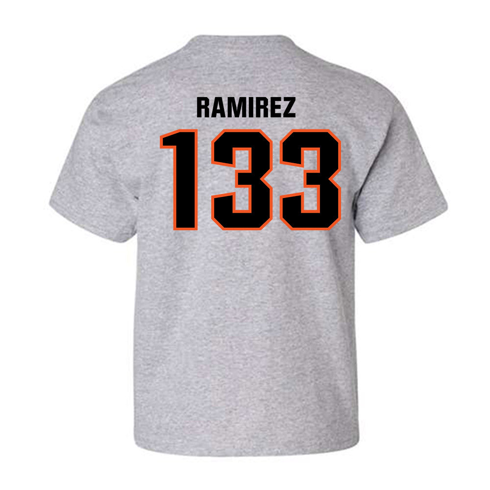 Oklahoma State - NCAA Wrestling : Ronnie Ramirez - Classic Shersey Youth T-Shirt-1