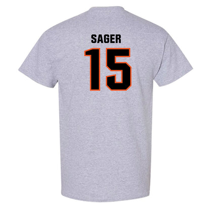 Oklahoma State - NCAA Men's Basketball : Carson Sager - Classic Shersey T-Shirt