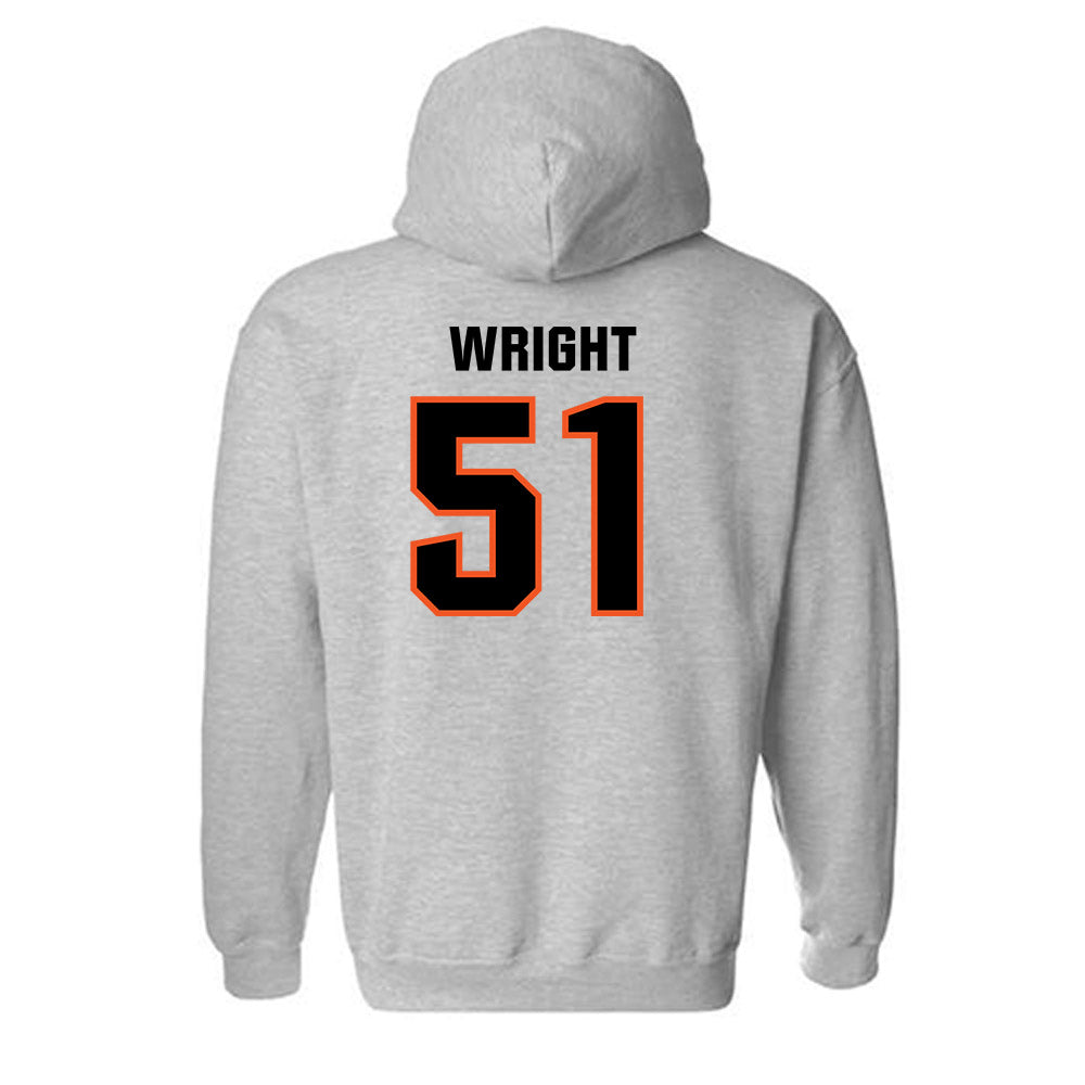 Oklahoma State - NCAA Men's Basketball : John-Michael Wright - Classic Shersey Hooded Sweatshirt