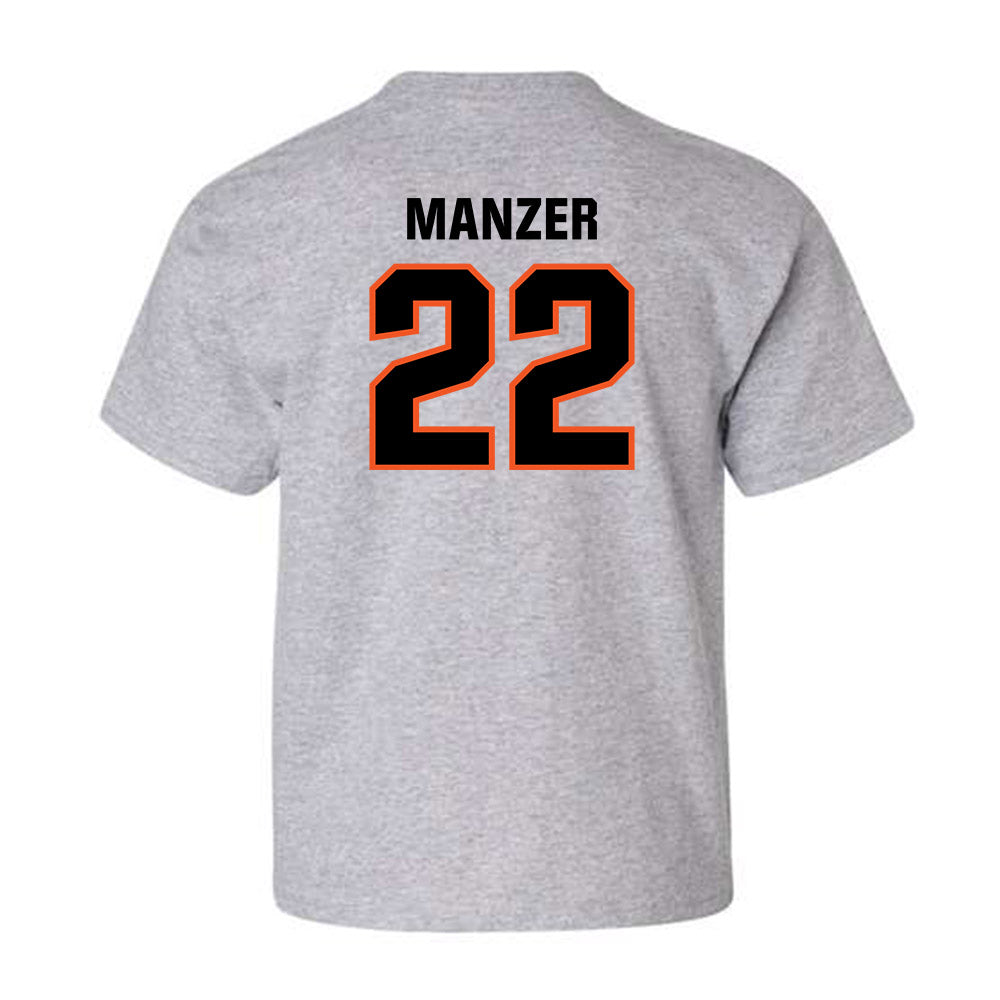 Oklahoma State - NCAA Men's Basketball : Brooks Manzer - Classic Shersey Youth T-Shirt