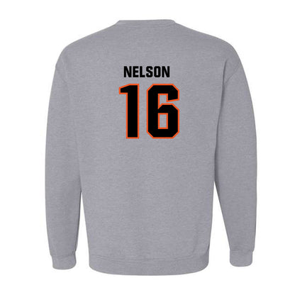 Oklahoma State - NCAA Football : Willie Nelson - Classic Shersey Crewneck Sweatshirt