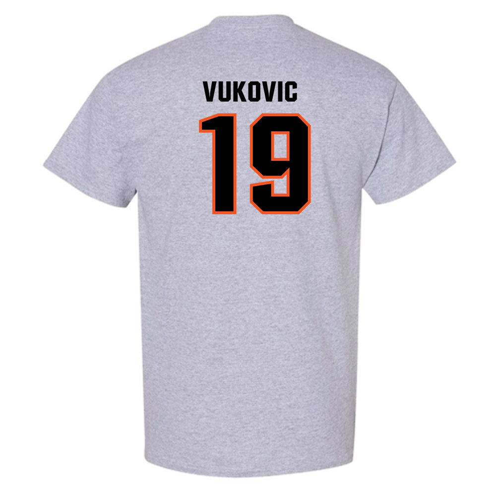 Oklahoma State - NCAA Men's Basketball : Andrija Vukovic - Classic Shersey T-Shirt-1