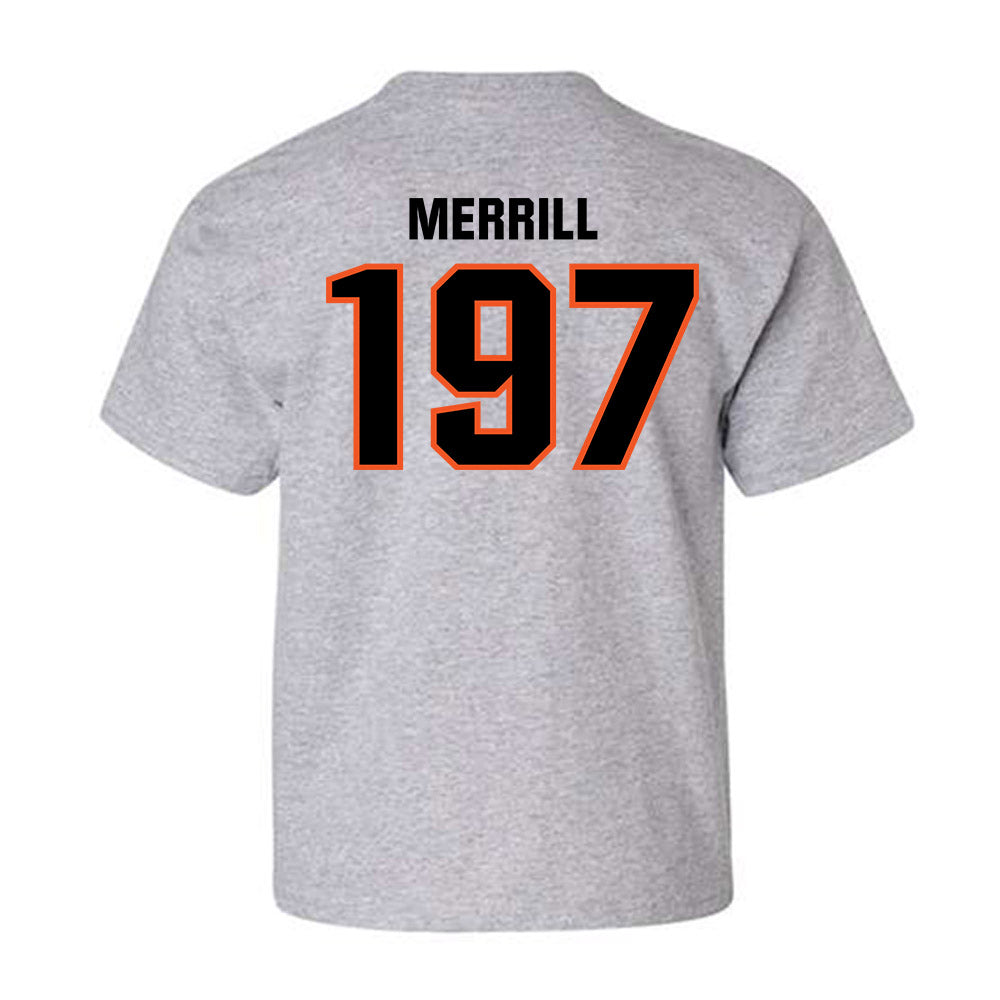 Oklahoma State - NCAA Wrestling : Cody Merrill - Classic Shersey Youth T-Shirt-1