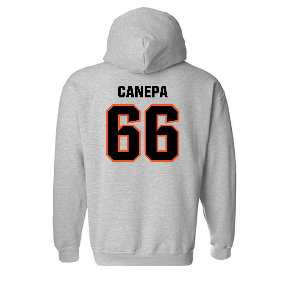 Oklahoma State - NCAA Football : Louie Canepa - Classic Shersey Hooded Sweatshirt-1