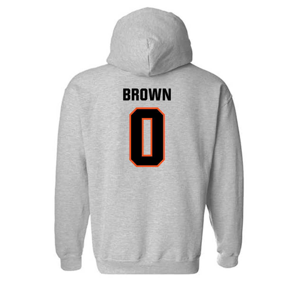 Oklahoma State - NCAA Men's Basketball : Naz Brown - Classic Shersey Hooded Sweatshirt