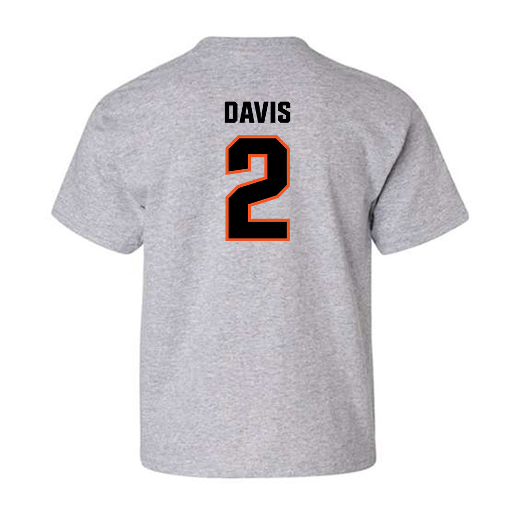 Oklahoma State - NCAA Football : Terrill Davis - Classic Shersey Youth T-Shirt-1