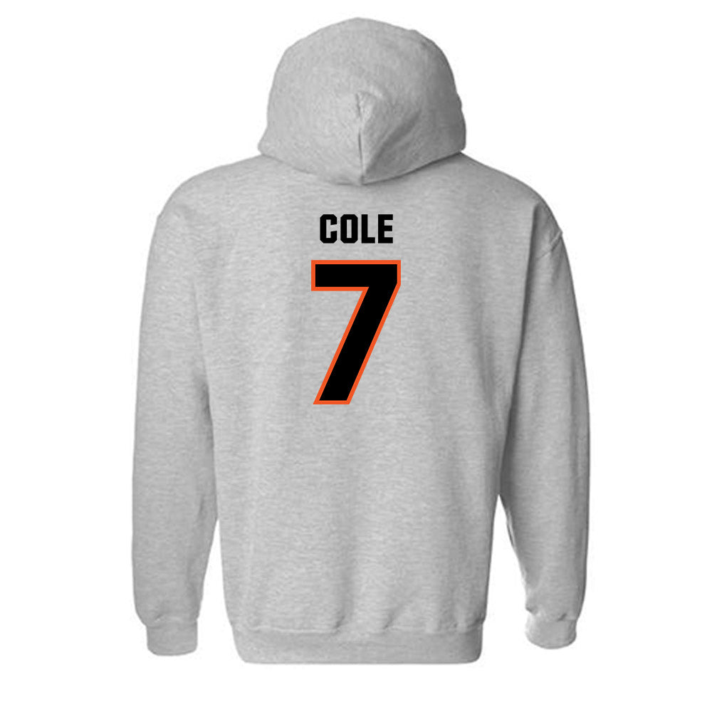 Oklahoma State - NCAA Men's Basketball : Kirk Cole - Classic Shersey Hooded Sweatshirt-1