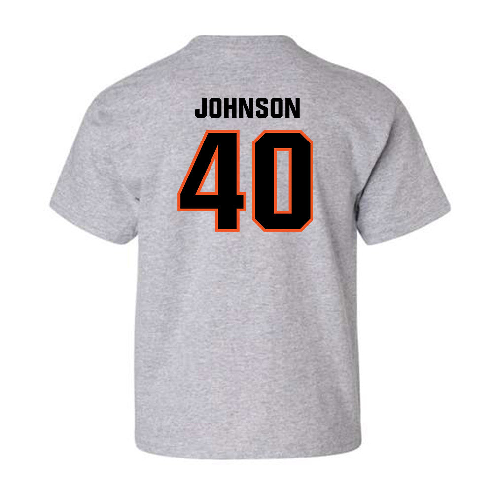 Oklahoma State - NCAA Baseball : Cole Johnson - Classic Shersey Youth T-Shirt