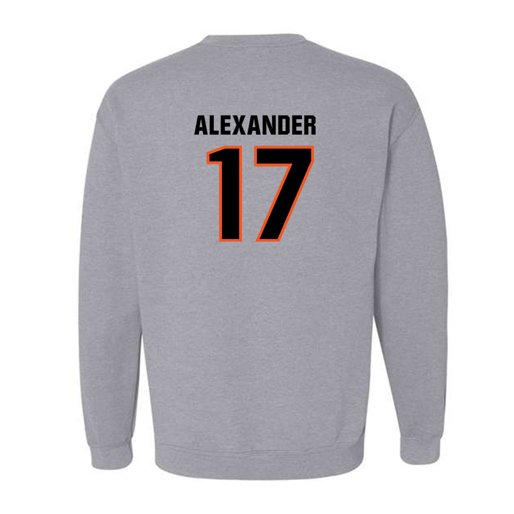 Oklahoma State - NCAA Baseball : Elijah Alexander - Classic Shersey Crewneck Sweatshirt