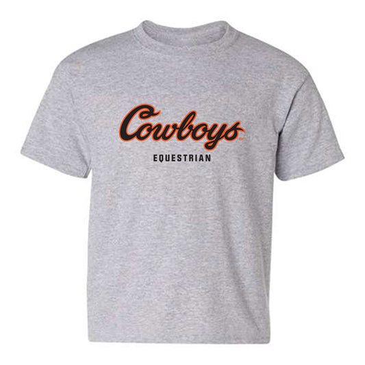 Oklahoma State - NCAA Equestrian : Alie Hunter - Classic Shersey Youth T-Shirt-0