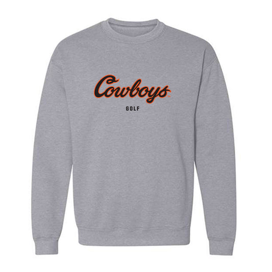 Oklahoma State - NCAA Men's Golf : Hazen Newman - Classic Shersey Crewneck Sweatshirt-0