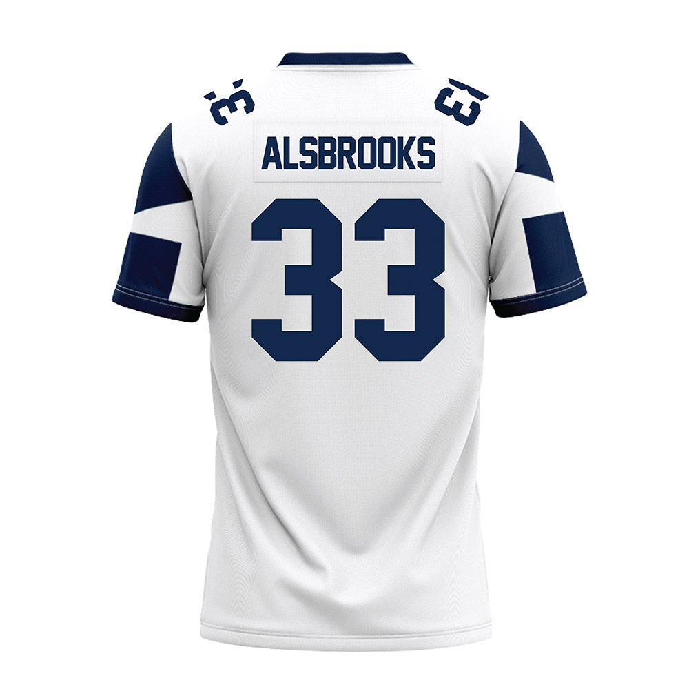 BU - NCAA Football : Trey Alsbrooks - Premium Football Jersey-1