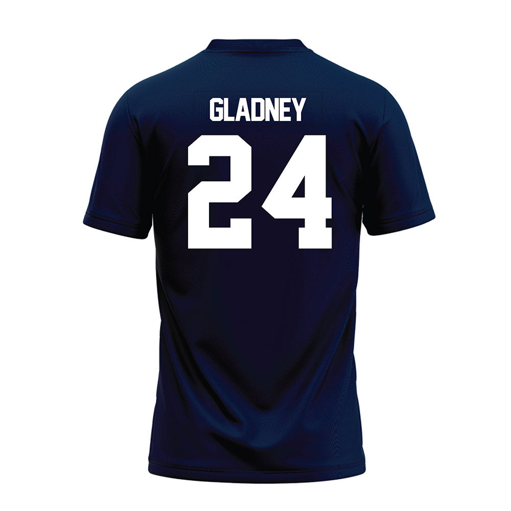 Georgia Southern - NCAA Football : Phillip Gladney - Navy Premium Football Jersey-1