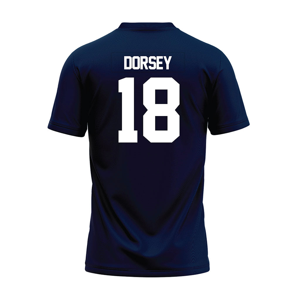 Georgia Southern - NCAA Football : KD Dorsey - Navy Premium Football Jersey-1