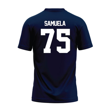 Georgia Southern - NCAA Football : King Samuela - Navy Premium Football Jersey-1
