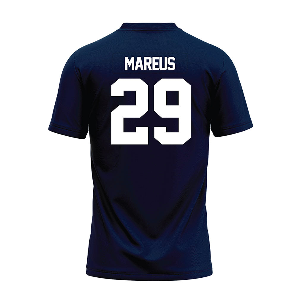 Georgia Southern - NCAA Football : Brelan Mareus - Navy Premium Football Jersey-1