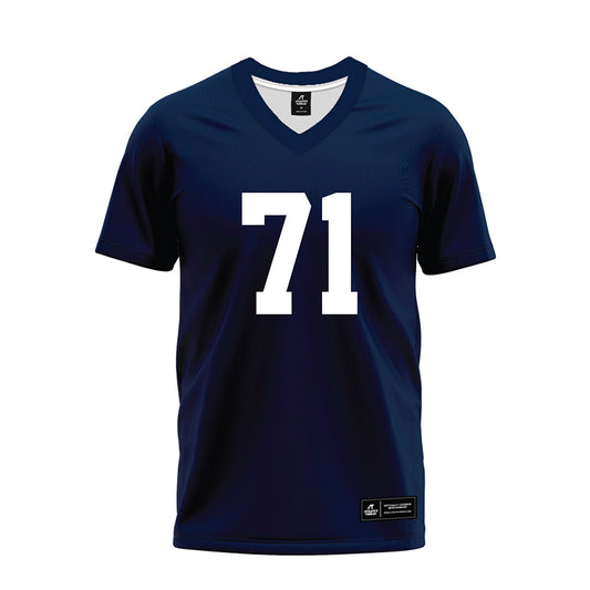 Georgia Southern - NCAA Football : Robert Wright Jr - Navy Premium Football Jersey-0