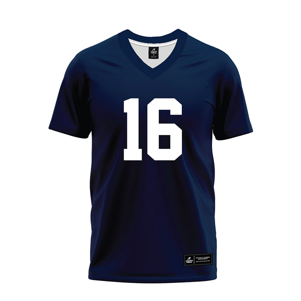 Georgia Southern - NCAA Football : Ahmad Brown - Navy Premium Football Jersey-0