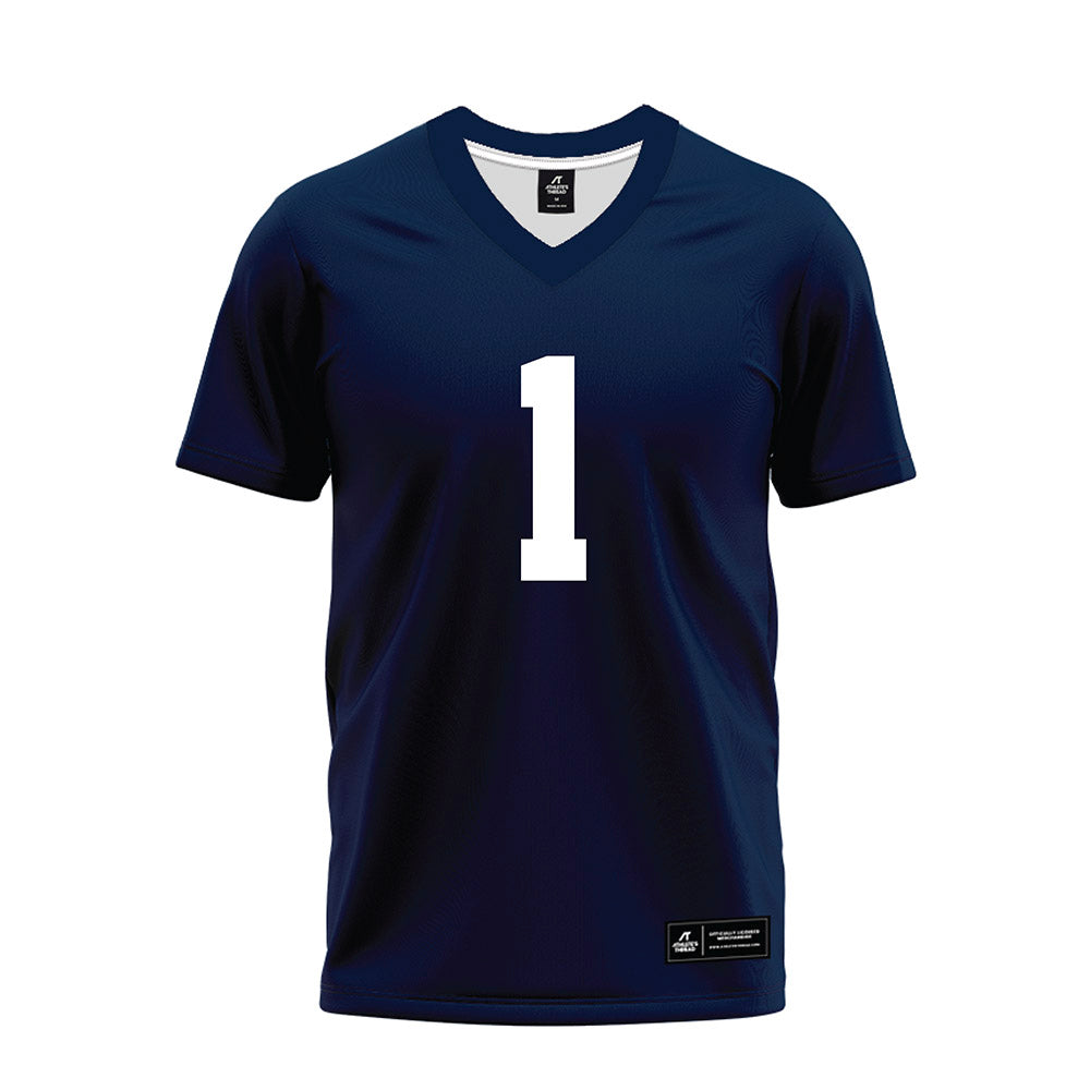Georgia Southern - NCAA Football : Jayden Davis - Navy Premium Football Jersey-0