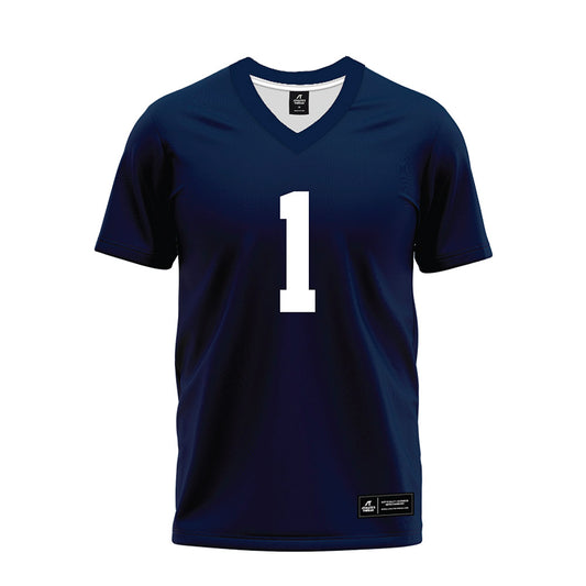 Georgia Southern - NCAA Football : Jayden Davis - Navy Premium Football Jersey-0