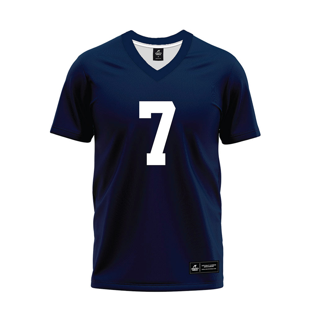 Georgia Southern - NCAA Football : Jacob Ferguson - Navy Premium Football Jersey-0