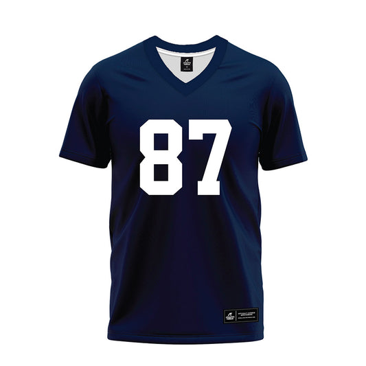 Georgia Southern - NCAA Football : River Helms - Navy Premium Football Jersey-0