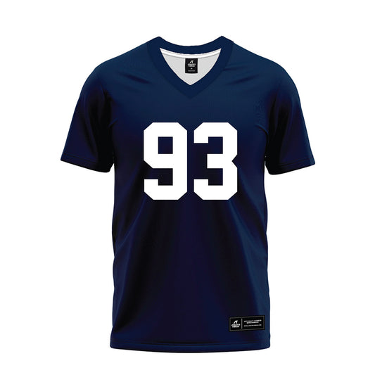 Georgia Southern - NCAA Football : Caleb Moore - Navy Premium Football Jersey-0