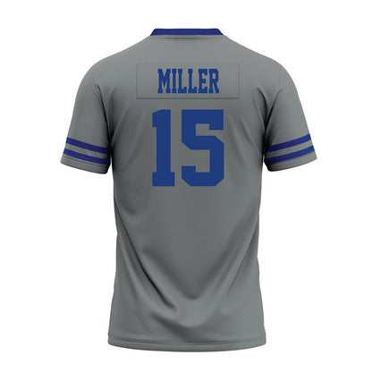 Memphis - NCAA Football : Cameron Miller - Grey Premium Football Jersey-1