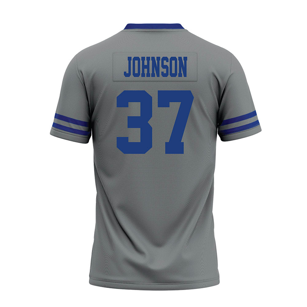 Memphis - NCAA Football : Jacory Johnson - Grey Premium Football Jersey-1