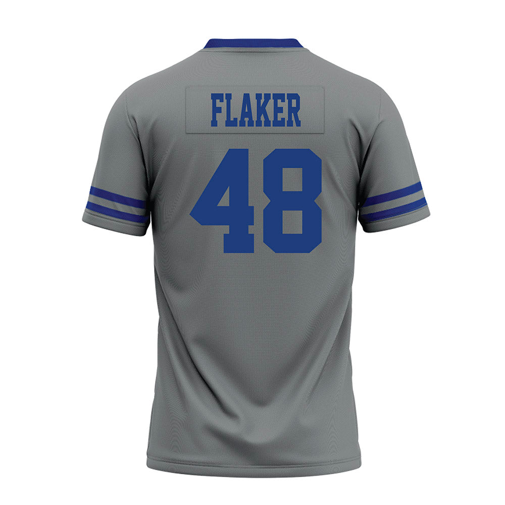 Memphis - NCAA Football : Jayden Flaker - Grey Premium Football Jersey