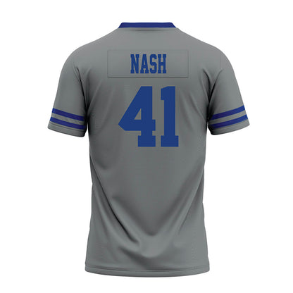Memphis - NCAA Football : Tylon Nash - Grey Premium Football Jersey-1