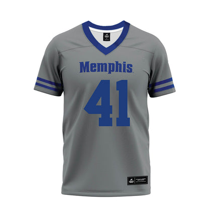 Memphis - NCAA Football : Tylon Nash - Grey Premium Football Jersey-0