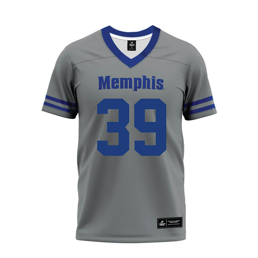 Memphis - NCAA Football : Gabriel Cepicky - Grey Premium Football Jersey-0