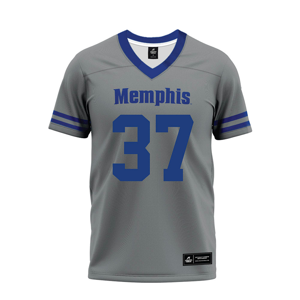 Memphis - NCAA Football : Jacory Johnson - Grey Premium Football Jersey-0