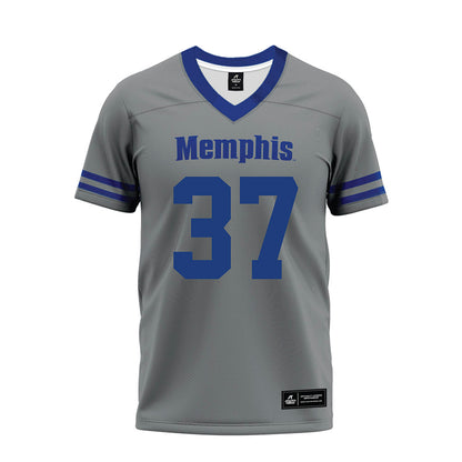 Memphis - NCAA Football : Jacory Johnson - Grey Premium Football Jersey-0