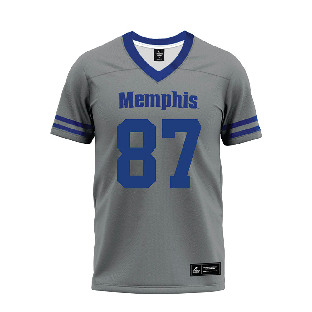 Memphis - NCAA Football : Bryce Anderson - Grey Premium Football Jersey-0