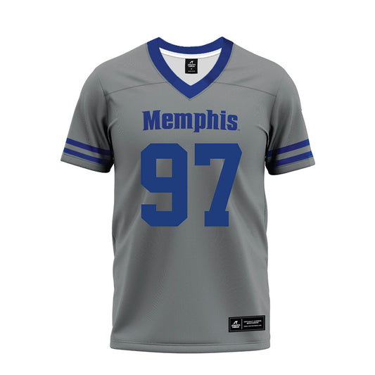 Memphis - NCAA Football : Jacari Gatling - Grey Premium Football Jersey-0