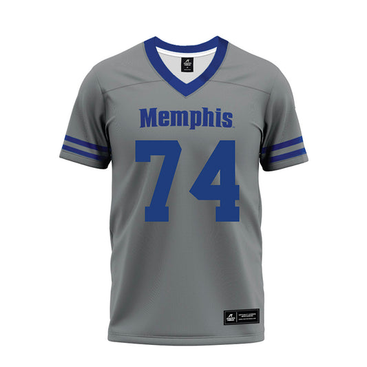 Memphis - NCAA Football : Kyndall McKenzie - Grey Premium Football Jersey-0