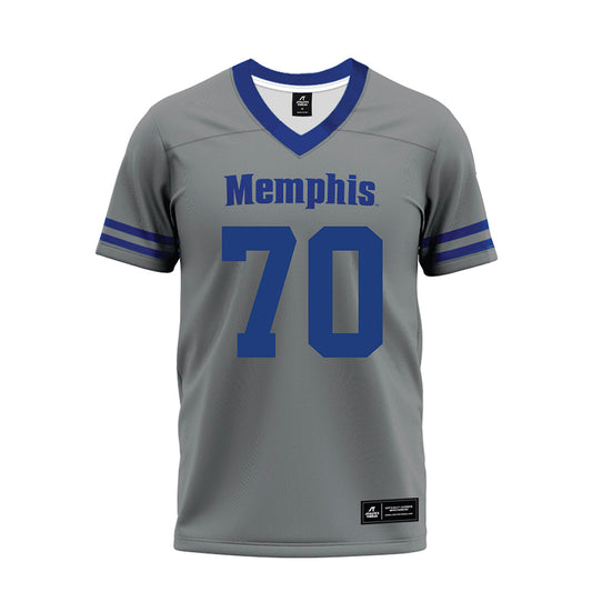 Memphis - NCAA Football : Parker Mitchell - Grey Premium Football Jersey-0