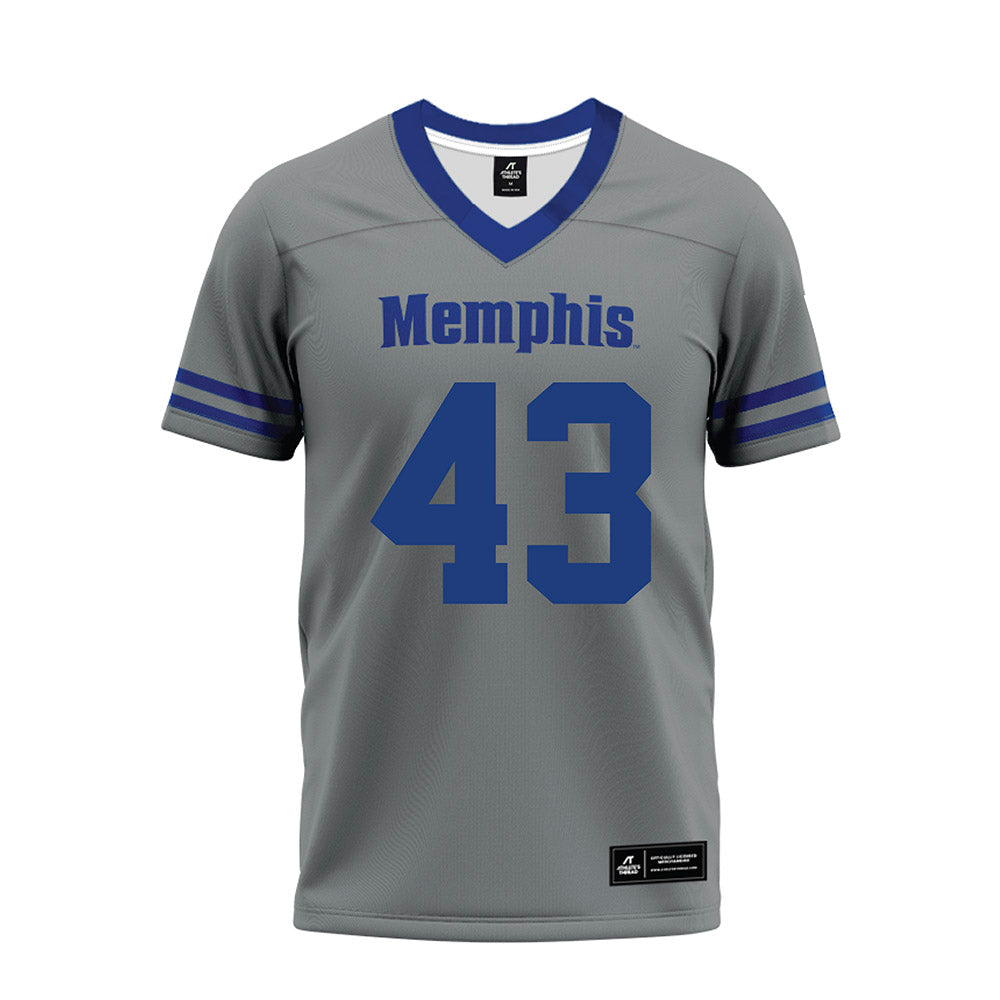 Memphis - NCAA Football : Wolf Walker - Grey Premium Football Jersey-0